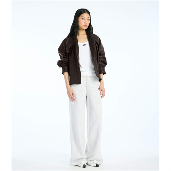 Rotate Ruffle Hem Tank Top, Hvid 